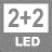 2+2 LED
