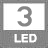 3 Power LEDs